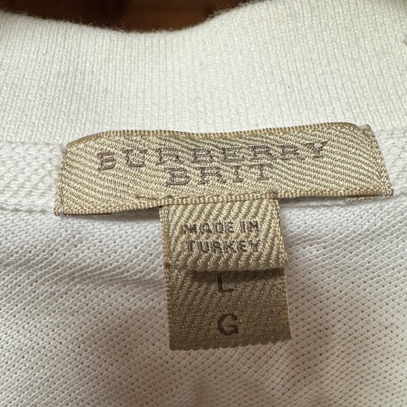 Burberry Check Long Sleeve Polo - Picture 3 of 4